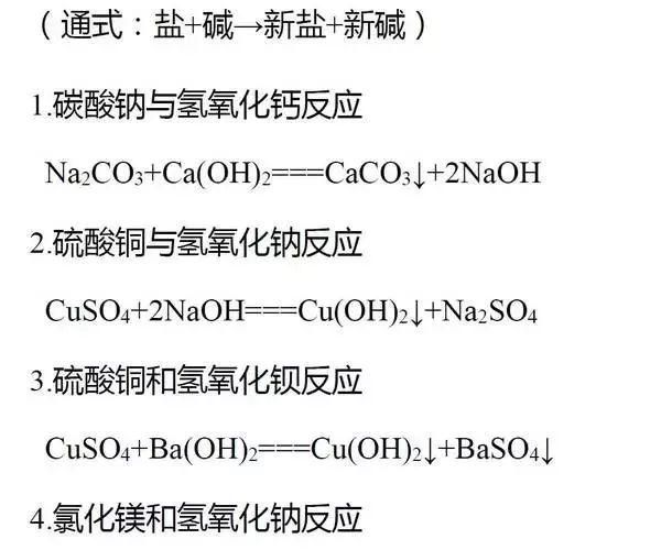 初中化学7大反应类型总结，收藏